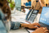 Plantronics Poly Edge E220 IP Desk Phone (Plantronics + Polycom)  Designed for use in Common Areas  4-Line Keys Supporting up to 16 Lines - Integrated Bluetooth for Mobile Phone and Headset Pairing