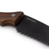 Barebones Timber Saw - Hand Saw with Ergonomic Walnut Handle for Camping, Pruning, and Wood Cutting - Curved Blade and Root Cutter with Sheath