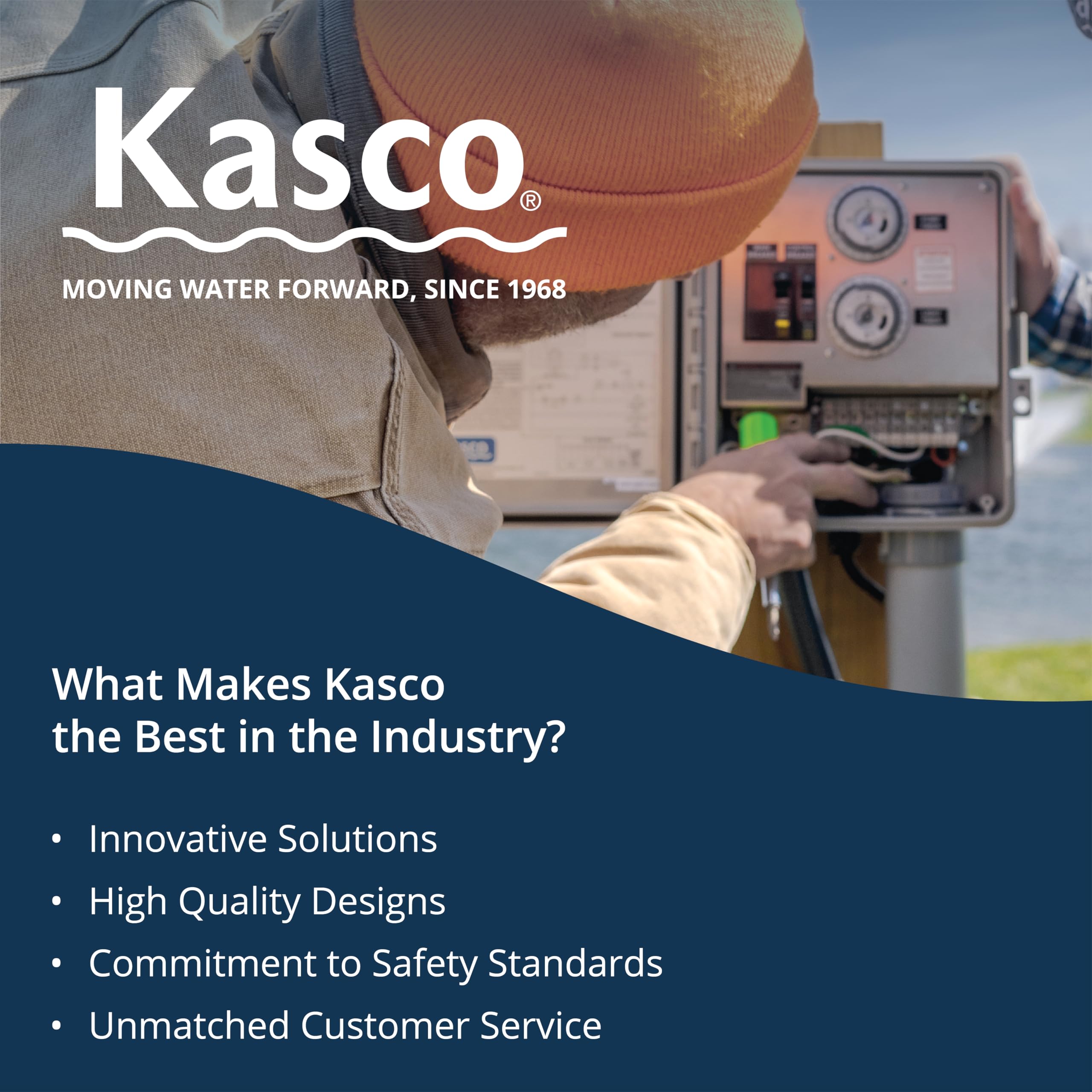Kasco De-Icer Time & Temperature Controller C-20 - Air Temperature Thermostat and Timer | Automatically Turn On/Off 120V De-icer | Operates B/W 0-80 F
