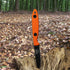 ESEE Knives Cody Rowen CR2.5 Hunting Camping Fixed Blade Knife w/Leather Sheath (Orange)