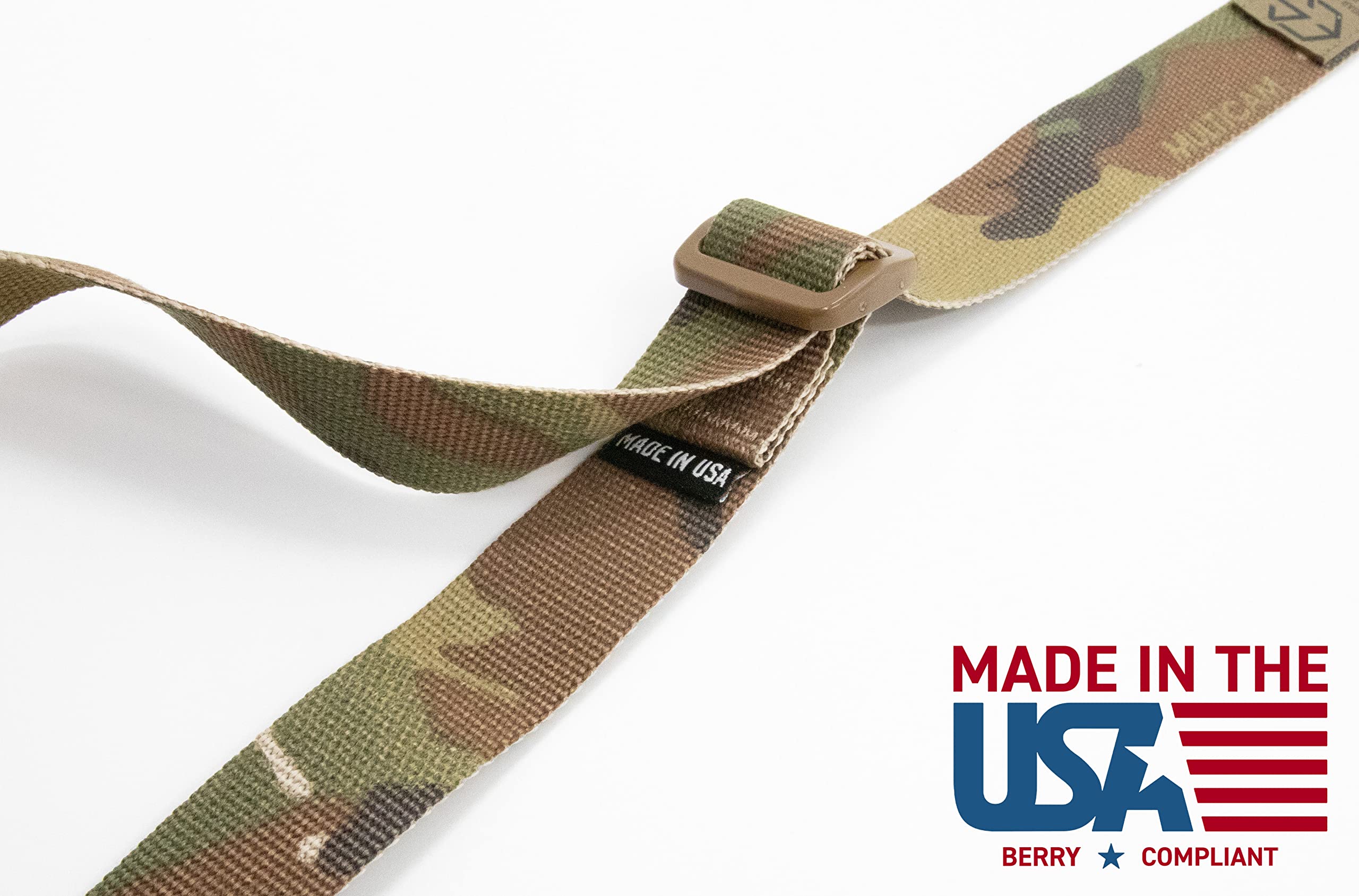 Edgar Sherman Design ESD Sling Tactical Rifle Sling | Two-Point | Mil-Spec | Quick Adjust | Lightweight | Integrated Elastic Retention | Trusted by Special Operations | USA Made (Ranger Green/Black)