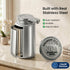 GentleJet WaveJet Automatic Liquid Soap Dispenser Touchless Sensor, USB-C Rechargeable, 304 Stainless Steel, IPX5 Waterproof for Bathroom Kitchen Sink, 10 oz / 300 ml