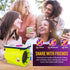 Mad Man Phone Volume Amplifier Sound Booster - No Bluetooth or Cables, Set Smartphone on Speaker to Amplify Audio, Universally Compatible, Works with Speakerphone, Perfect for Seniors (Lime)