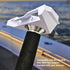 LocMarine Marine-Grade Rod Holder Mount for Use with Starlink Mini Antenna  Flat Dish Base for Boats, Yachts, Sailboats, Trawlers & RVs (SLM-Rod-MNT)