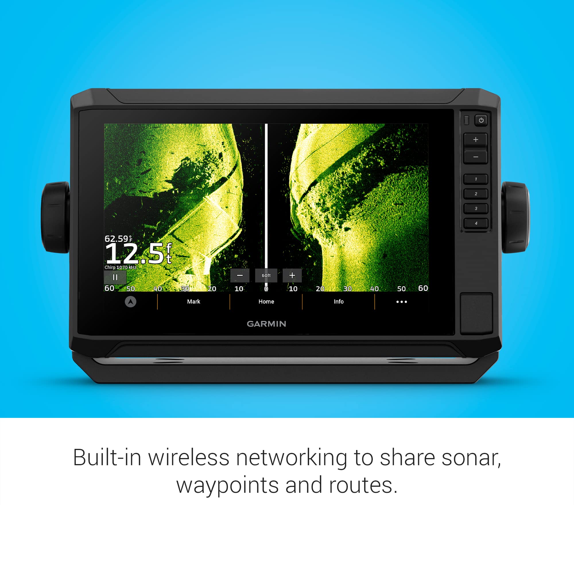 Garmin ECHOMAP UHD2 94sv Without Transducer, 9 Touchscreen Chartplotter, Garmin Navionics+ U.S. Coastal