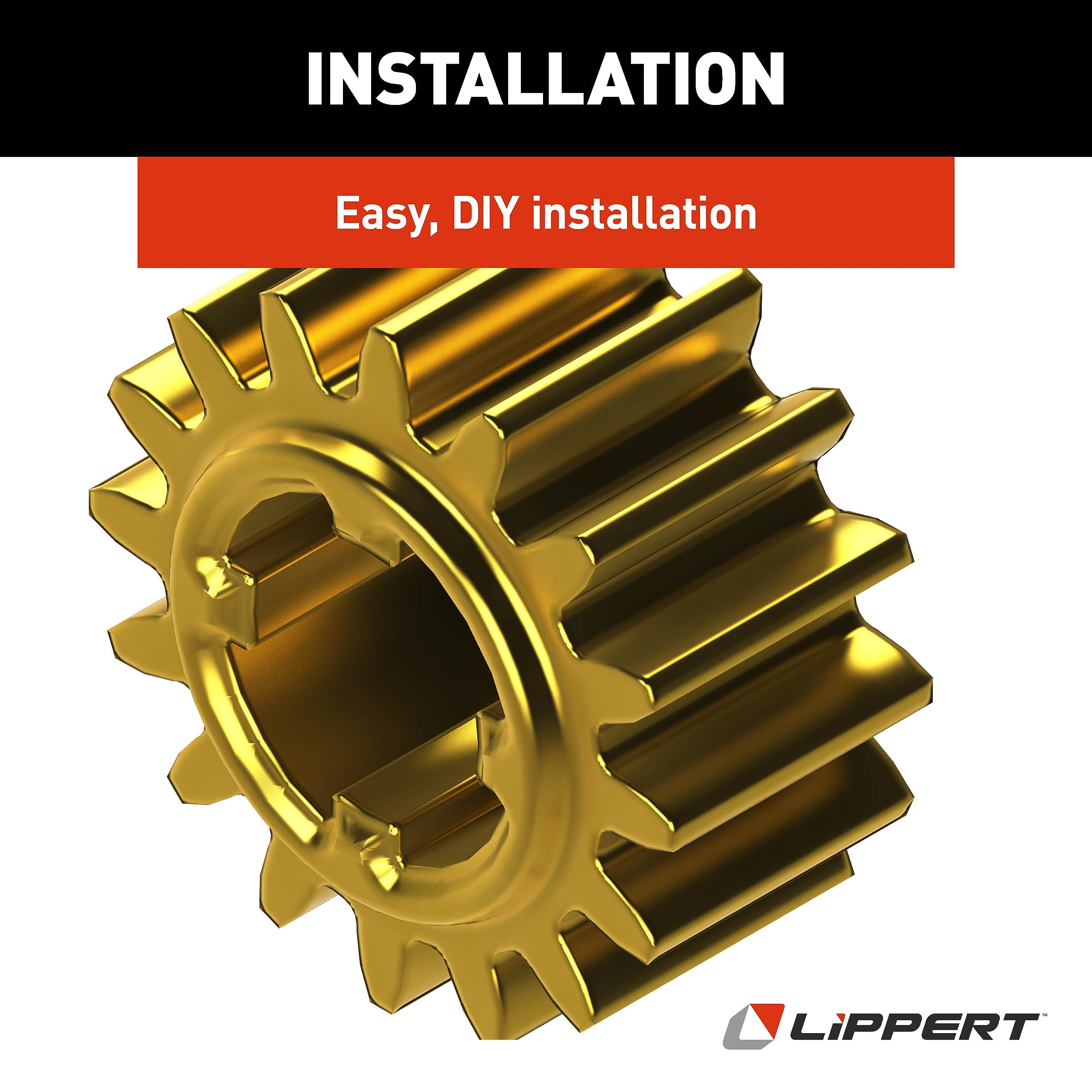 Lippert 238893 16 Tooth Spur Gear | 16 DP/20 PA