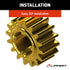 Lippert 238893 16 Tooth Spur Gear | 16 DP/20 PA
