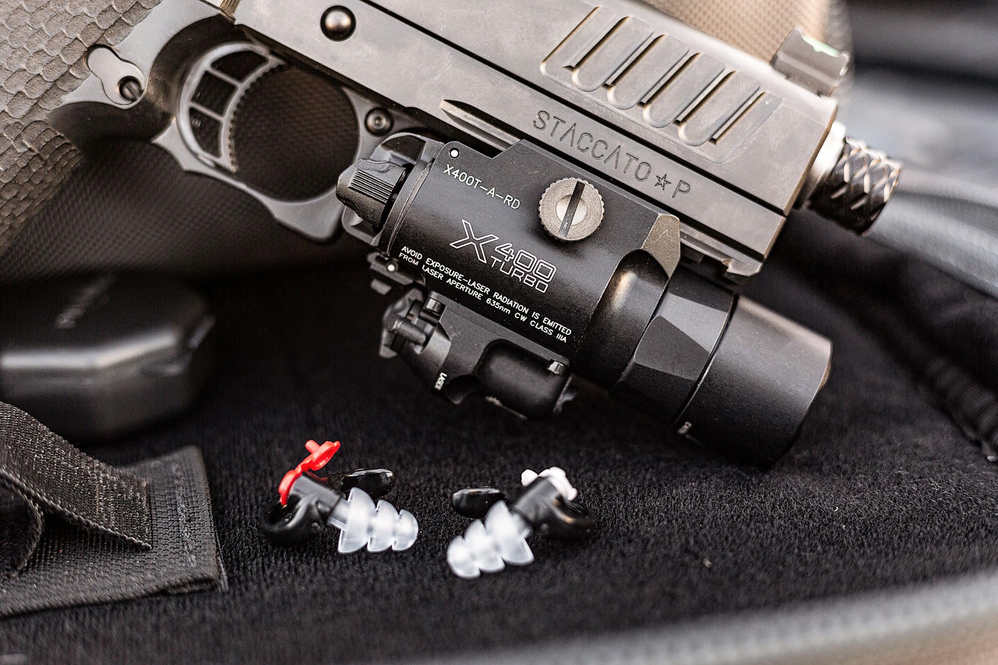 SureFire Weaponlight LED - X400T-A-GN 650 Lumens 66,000 Candela - Black