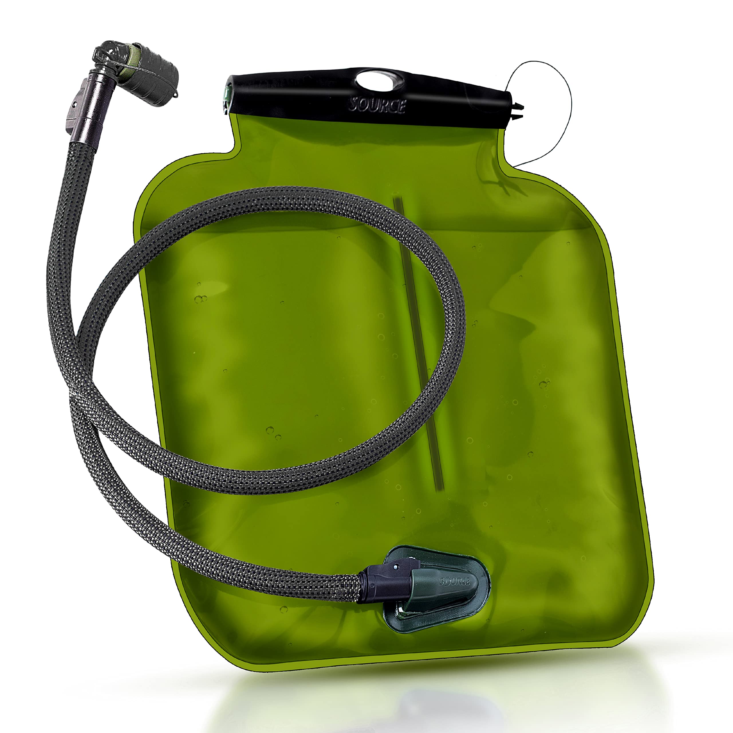 Source Tactical ILPS 3L Low Profile Widepac Bladder - for Integration with Ballistic Vest - High-Flow Storm Drinking Valve - Leakproof Widepac Closure - Including UTA Rapid Refill Adaptor - 100oz