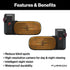 Furrion Vision S+ RV Observation System with Left/Right Side Cameras, Infrared Night Vision, 65-Degree Wide Viewing Angle - FCEFDTASH