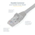StarTech 8ft CAT6 Ethernet Cable - Gray CAT 6 Gigabit Ethernet Wire -250Mhz 100W PoE RJ45 UTP Network Patch Cord Snagless with Strain Relief (N6PATCH8GR)