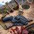 Kenai Chest Holster for a 1911 Government W/O Rail, Right Hand, Mas Grey-Coyote, Open End