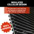 Lippert Thin Shade EcoCell Snap-On RV Window Shade for Prepped Entry Doors with Sun-Blocking Protection, Easy Sliding Operation, Quick Installation - 2025009147