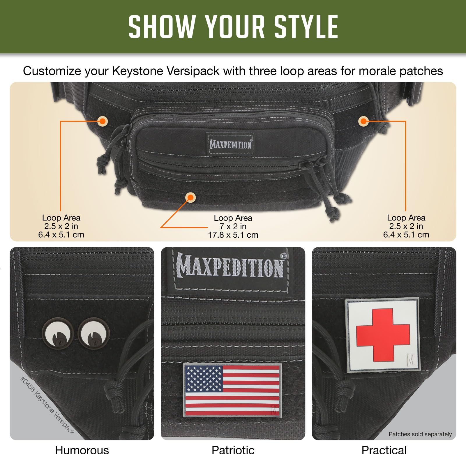 Maxexpedition - Keystone Versipack (Black) (0456B)