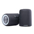 PowerBass BT200 Bluetooth Portable Dual Speaker, Black, IPX7 Waterproof, Splittable Stereo Sound