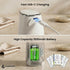 GentleJet Cloudfoam Automatic Foaming Soap Dispenser – Touchless Sensor, USB-C Rechargeable, IPX5 Waterproof, Adjustable Output for Bathroom Kitchen Sink, 10.8 oz / 320 ml