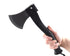Schrade SCAXE2 11.8in Stainless Steel Small Axe with 3.8in Blade and Glass Fiber PA and TPR Rubber Handle for Outdoor Survival Camping and Everyday Tasks , Grey