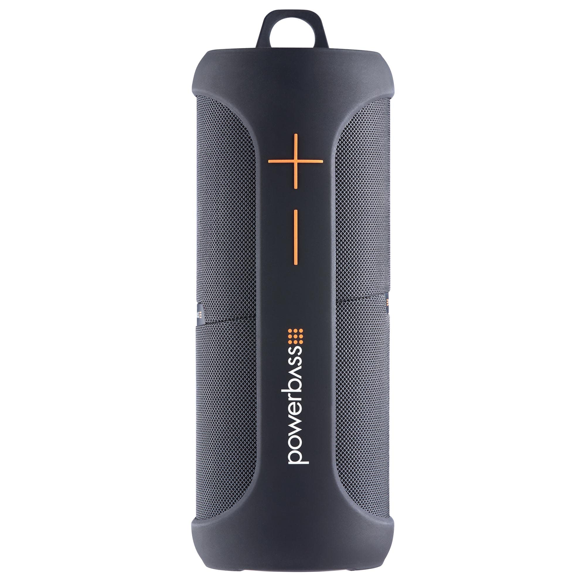 PowerBass BT200 Bluetooth Portable Dual Speaker, Black, IPX7 Waterproof, Splittable Stereo Sound