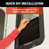 Lippert Thin Shade EcoCell Snap-On RV Window Shade for Prepped Entry Doors with Sun-Blocking Protection, Easy Sliding Operation, Quick Installation - 2025009147
