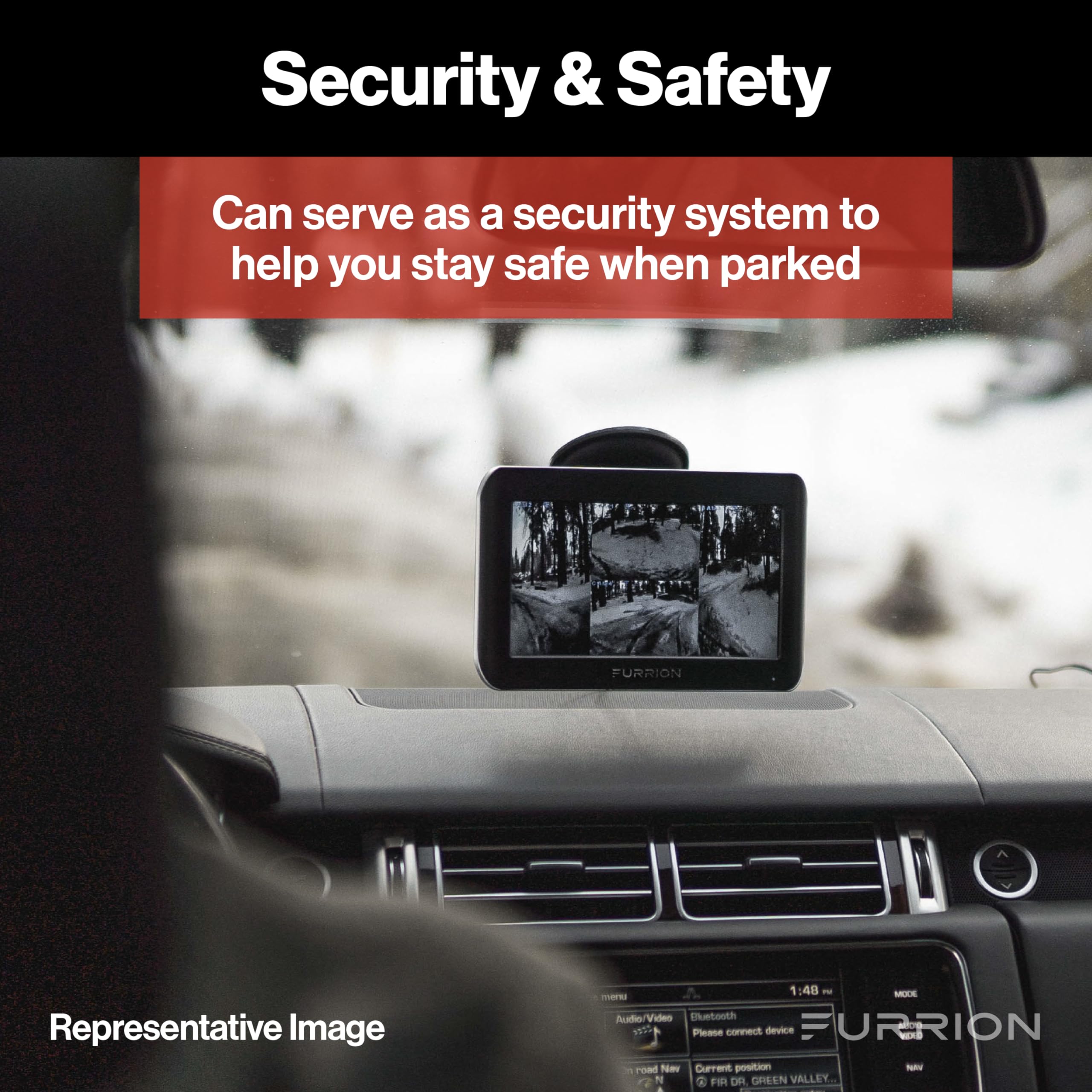 Furrion Vision S Wireless RV Backup Camera System, 4.3" Monitor, FOS43TASF