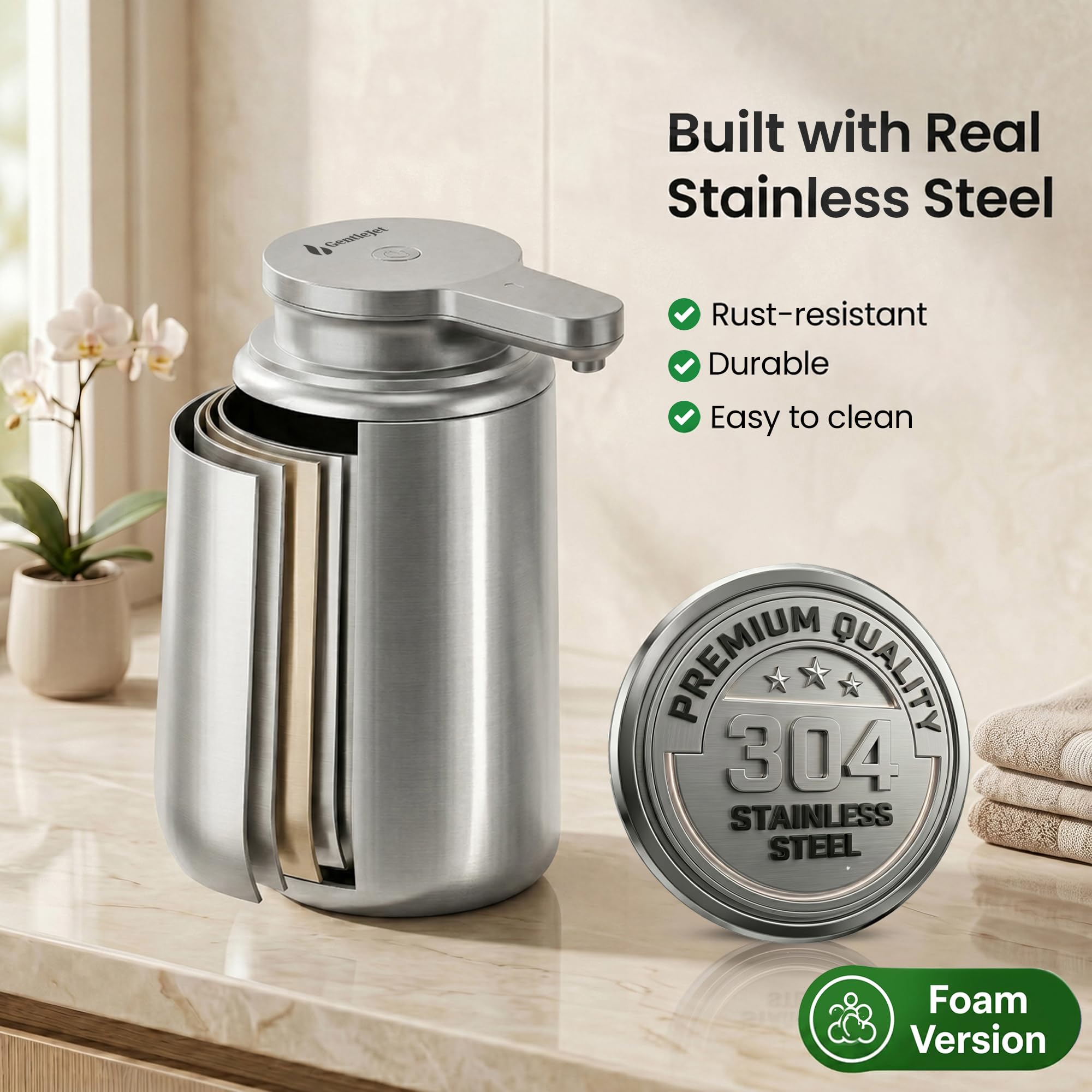 GentleJet WaveJet Automatic Soap Dispenser