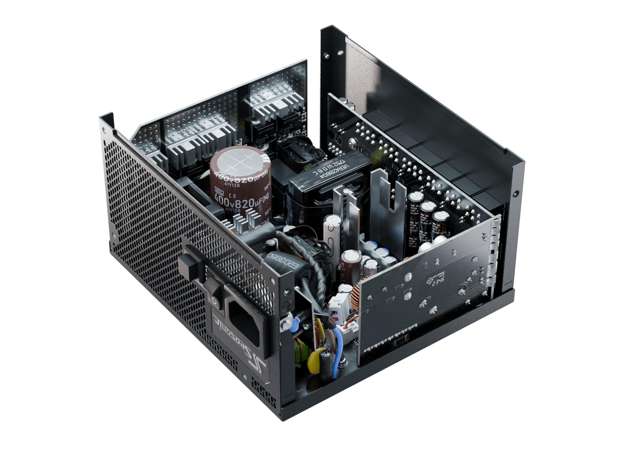 SEASONIC Focus V4 GX-750-750W - 80+ Gold - Full-Modular - ATX Form Factor - Premium Japanese Capacitor - 10 Year Warranty - Nvidia RTX 30/40 Super & AMD GPU Compatible (Ref. SRP-FGX751-A5A32SF)