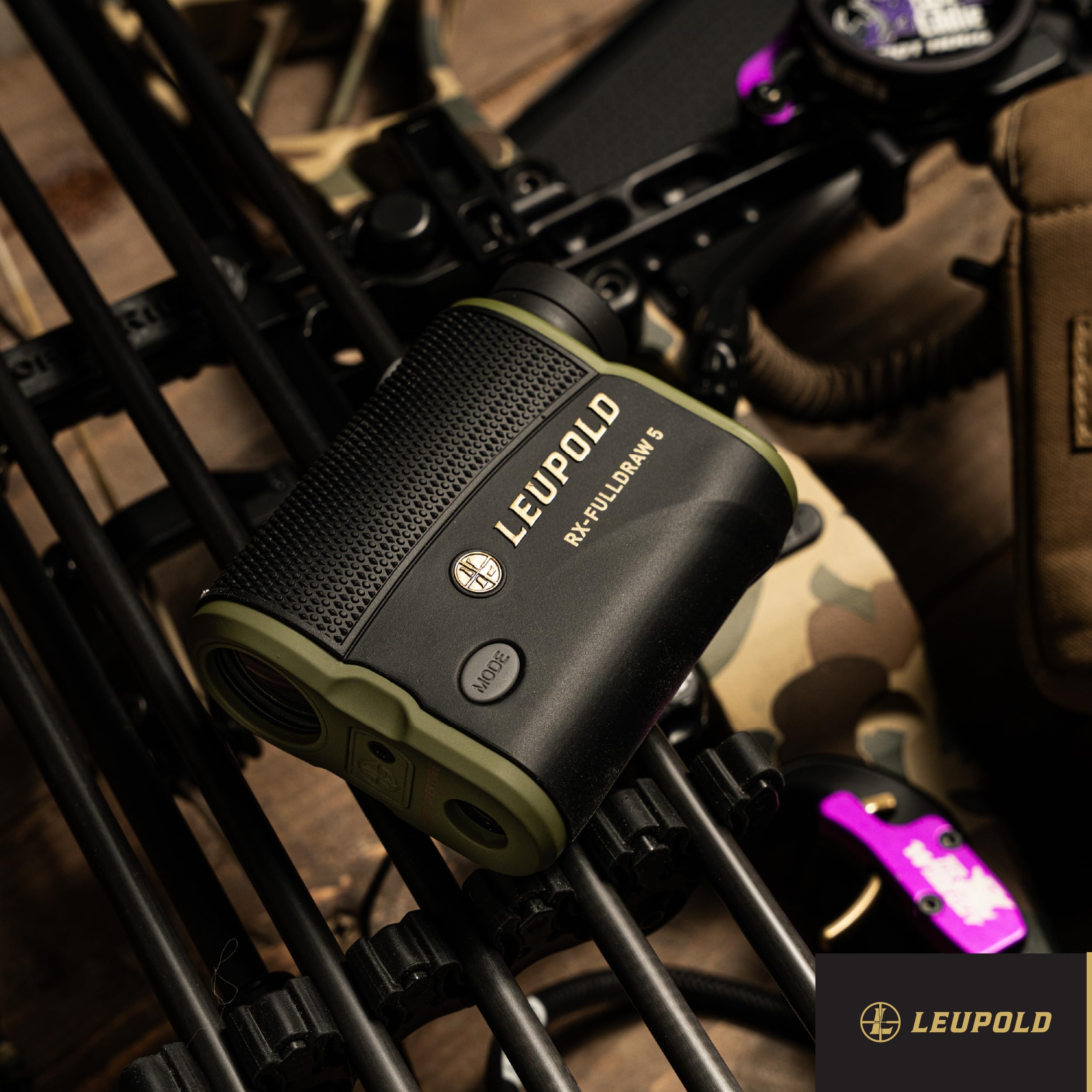 Leupold RX-FullDraw 5 Rangefinder with DNA with Black/Green OLED