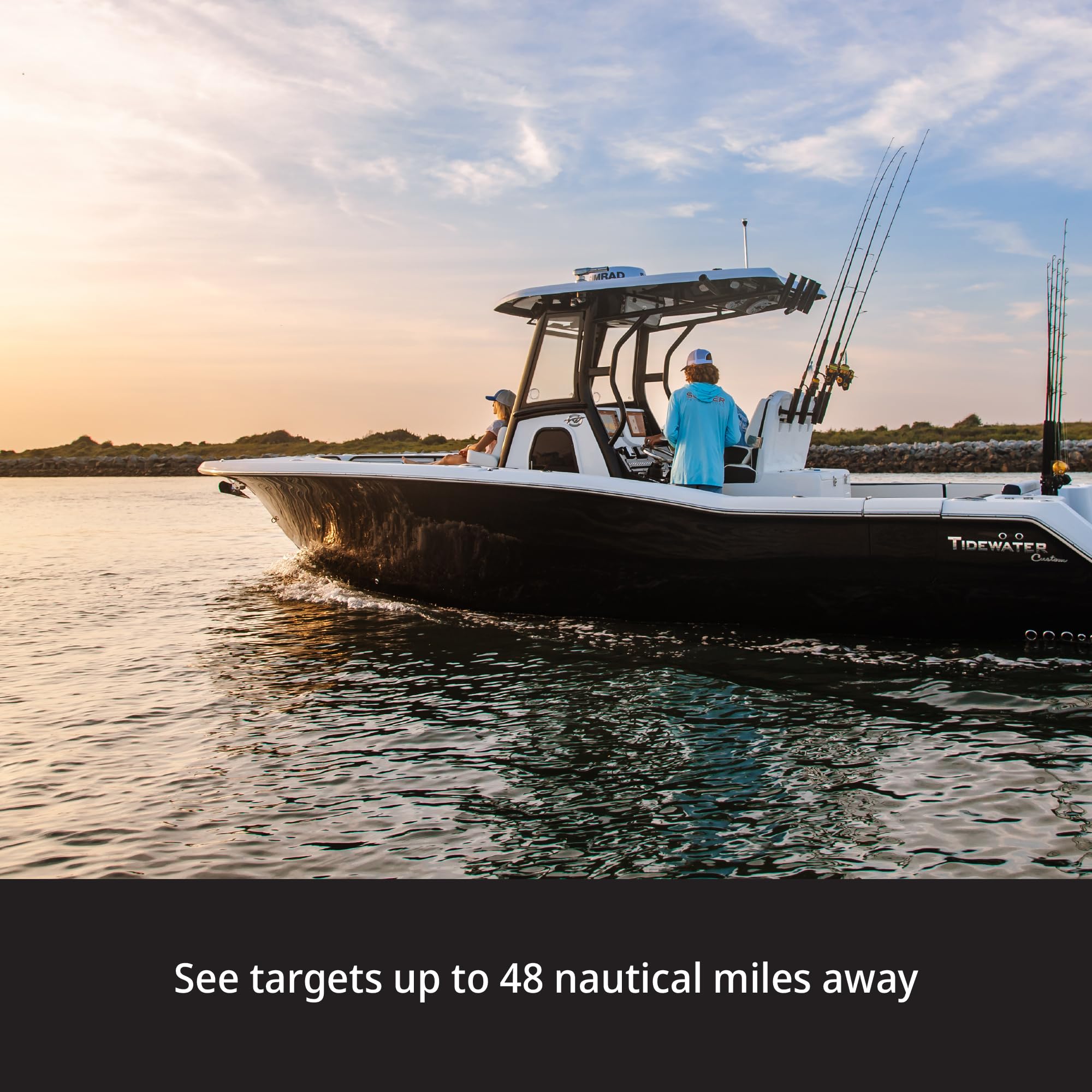 Simrad Marine Electronics, HALO24 Radar System, 48 Nautical Mile Range, Compact 24 Inch Dome, 000-14535-001