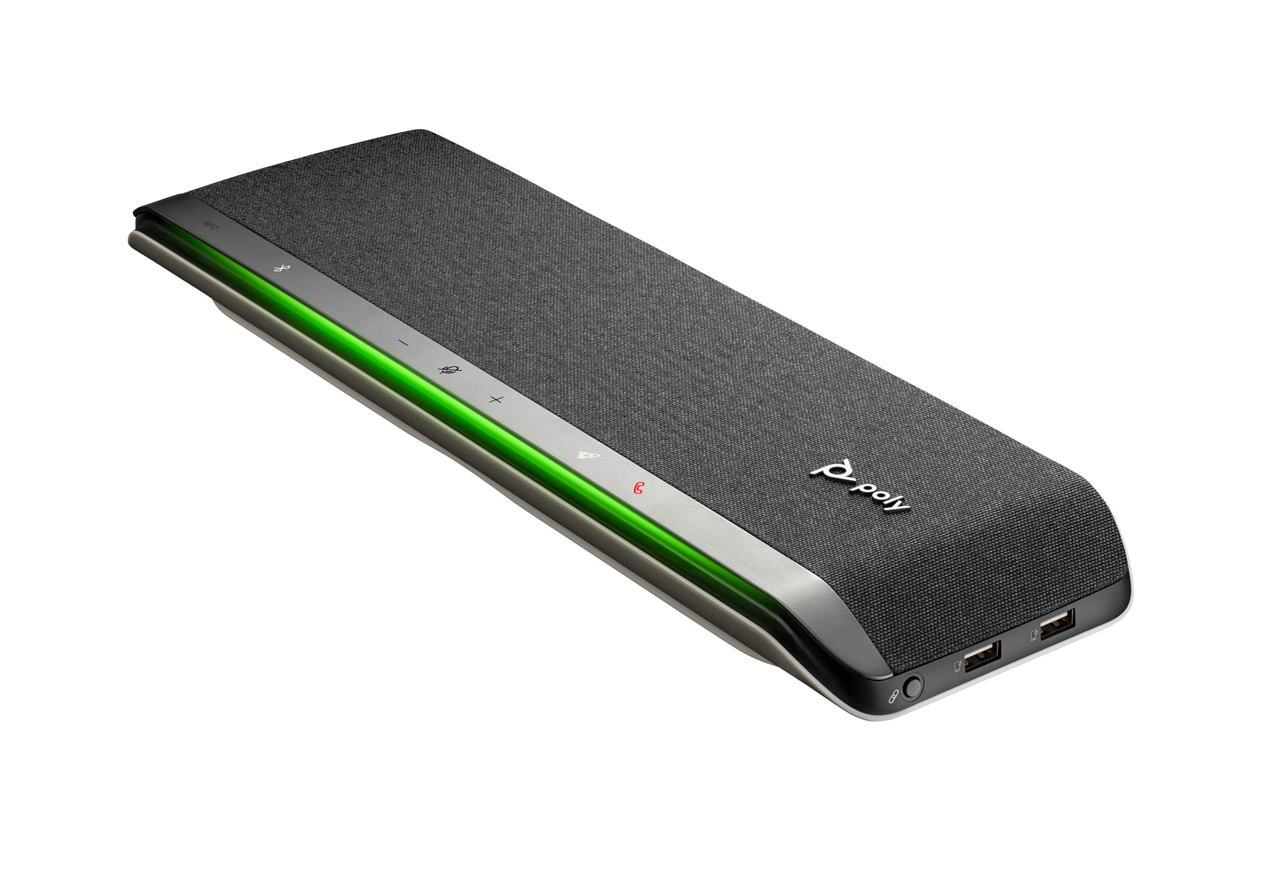 Poly - Sync 60 Smart Speakerphone for Conference Rooms (Plantronics) - Connect to PC/Mac via Combined USB-A/USB-C Cable, Smartphones via Bluetooth - Works with Teams, Zoom (Certified) & More