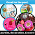 Bling Ring Beverage Float, Floating Cup Holders for Bachelorette Pool Party Supplies & Decor, Holds 3 Drinks