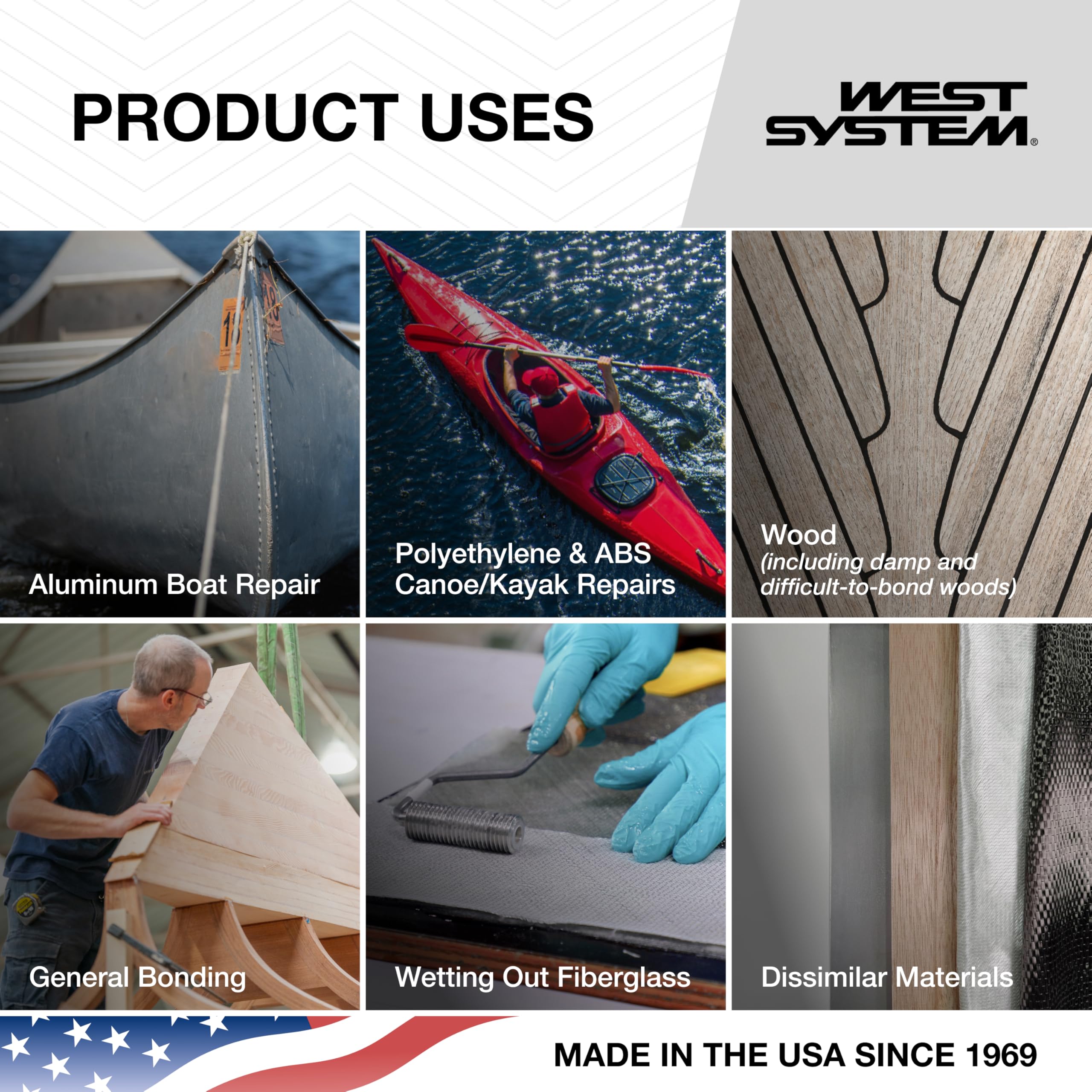 WEST SYSTEM G/Flex 650 Epoxy Resin and Hardener Kit | 16 oz. Bottles, Toughened Marine Epoxy for Fiberglass, Structural Repairs, and All Weather Use | Made in the USA