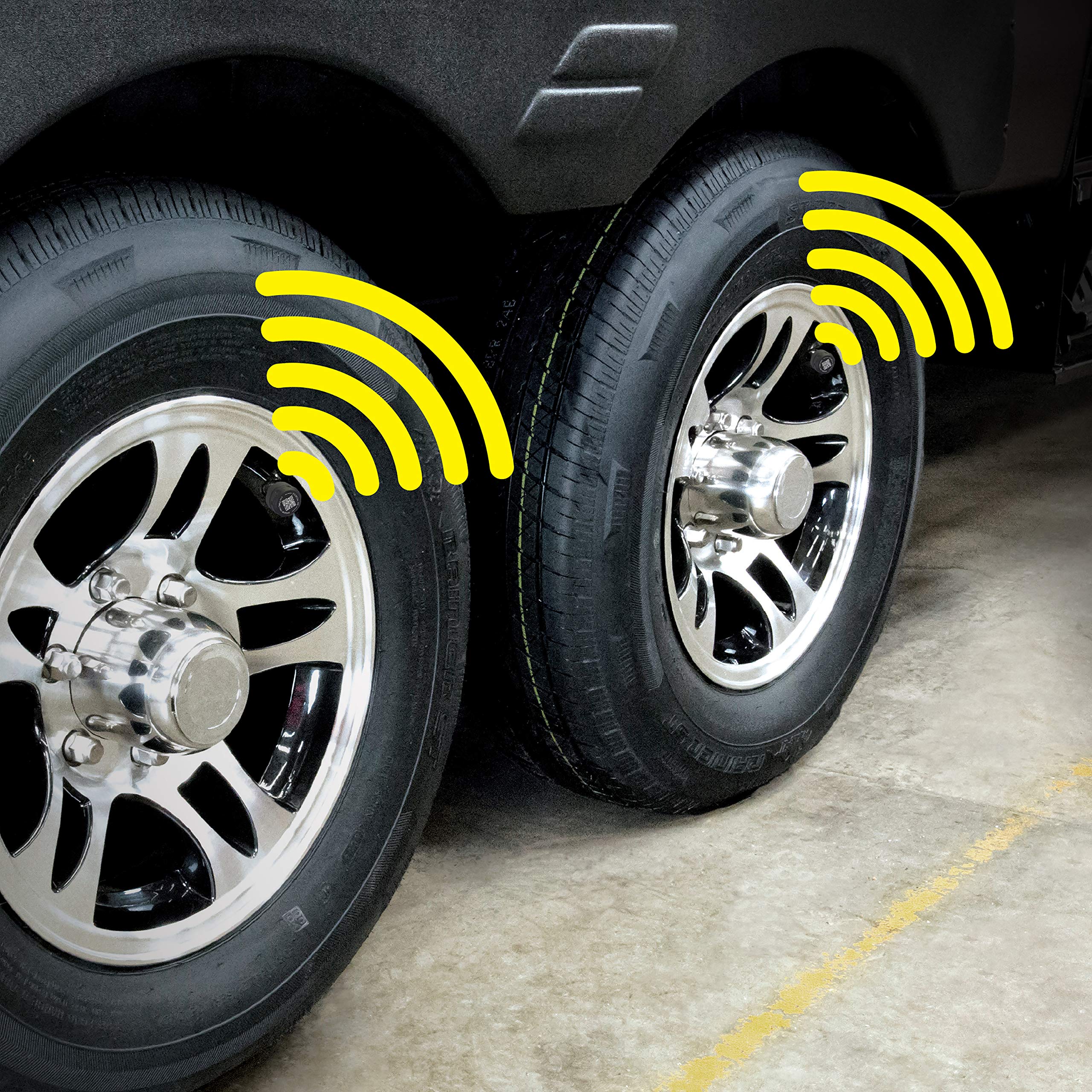 Lippert Tire LINC Tire Pressure and Temperature Monitoring System Alert Indicator for RVs and Tow Vehicles, Compatible with OneControl, No App Required, Always-on Notifications - 26240