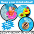 Bling Ring Beverage Float, Floating Cup Holders for Bachelorette Pool Party Supplies & Decor, Holds 3 Drinks