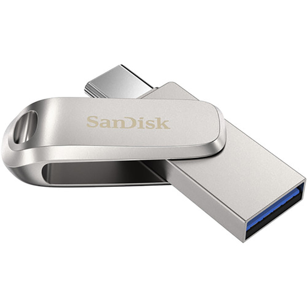 SanDisk SDDDC4-128G-A46 Metal Dual Flash Drive Type C 128GB USB 3.1 Image 1