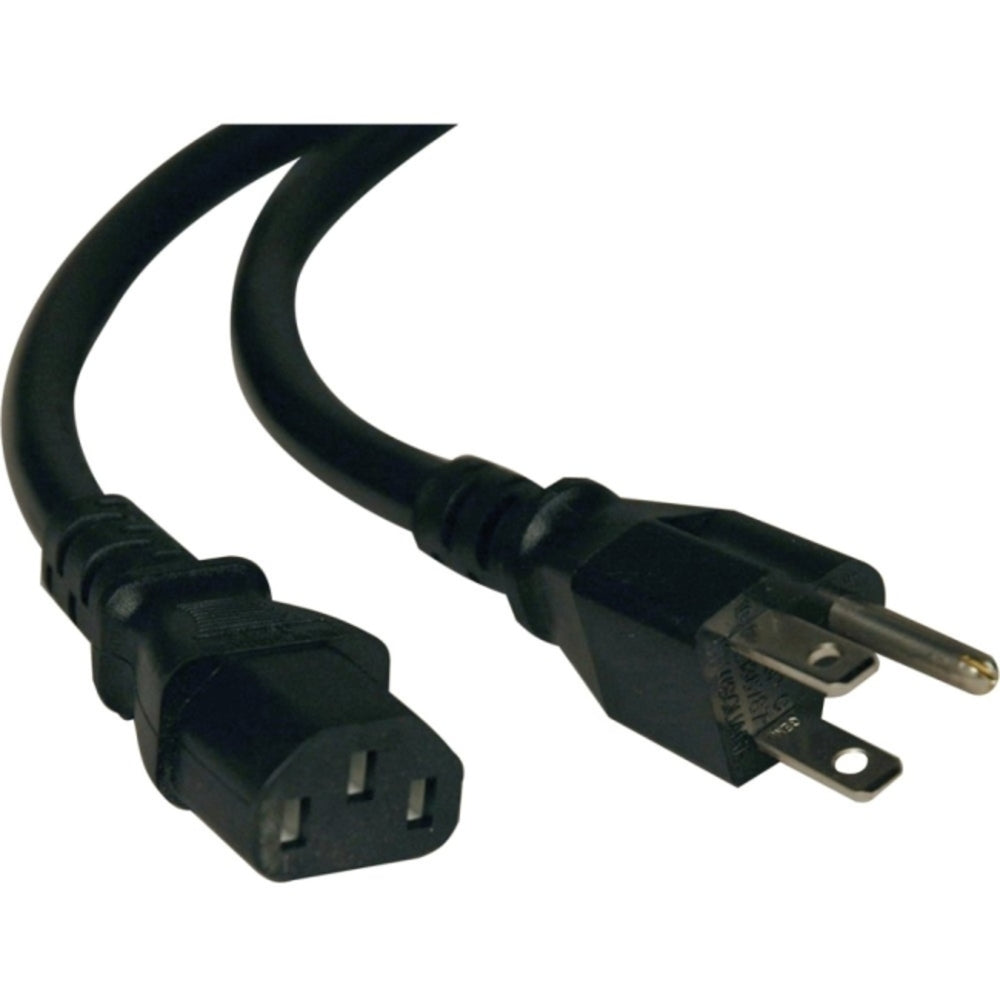 Tripp Lite P007-010 Power Cord 15A 14AWG 125V NEMA 5-15P to C13 10-ft. Image 1