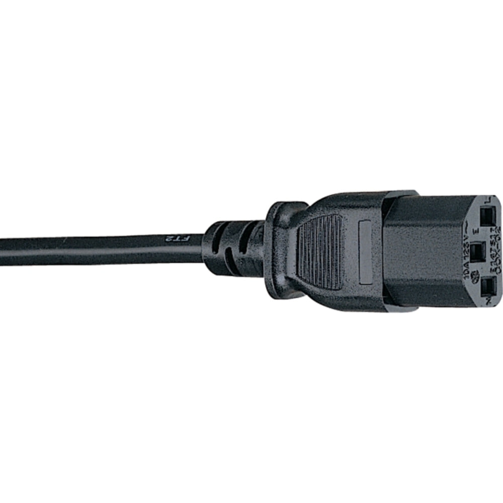 Tripp Lite P010-012 Power Cord 10A 18Awg 125V Nema 5-15P to C13 Coupler Image 1