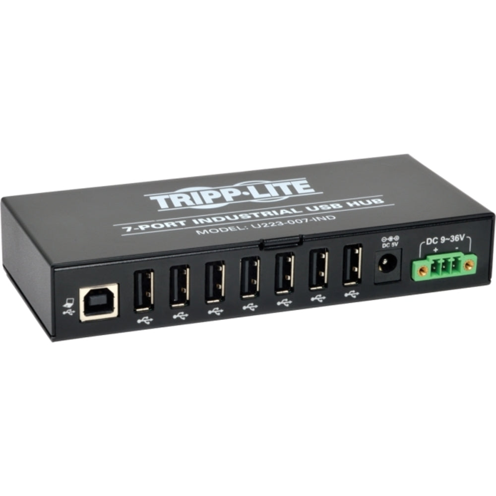 Tripp-Lite U223-007-IND Tripp Lite Accessory 7-Port USB2.0 Hi-Speed Hub w 15KV Image 1