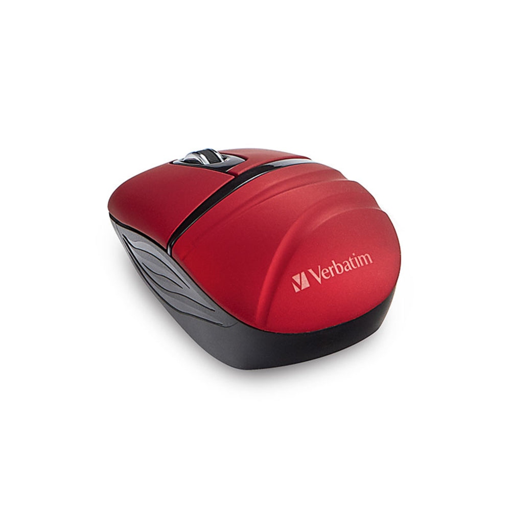 Verbatim Americas LLC 70706 Wireless Mini Travel Mouse, Commuter Series, Red Image 1