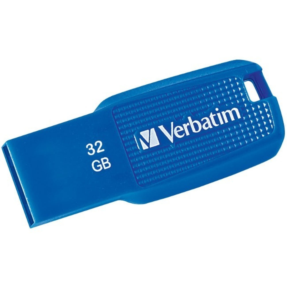Verbatim Corp 70878 32GB Ergo USB 3.0 Blue Flash Drive Image 1