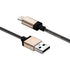 Verbatim 99216 Lightning Cable Sync Charge 11 In. Braided Champagne Image 1
