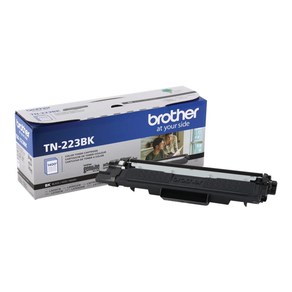 Brother TN223BK Standard Yield Black Toner Cartridge for DCP-L3550, HL-L3210, L3230, L3270, L3290, MFC-L3710, L3730, L3750, L3770 Image 1