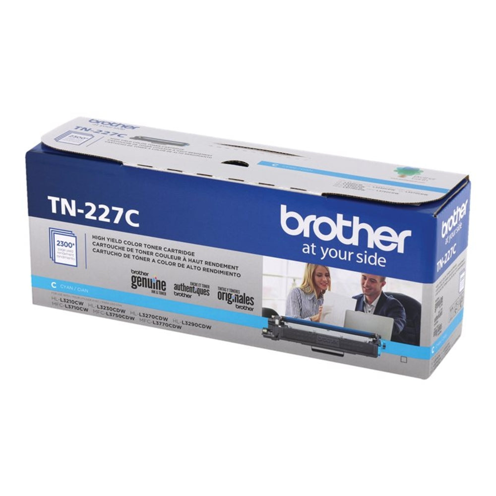 BROTHER INTERNATIONAL CORPORAT TN227C HIGH YIELD CYAN TONER CARTRIDGE Image 1