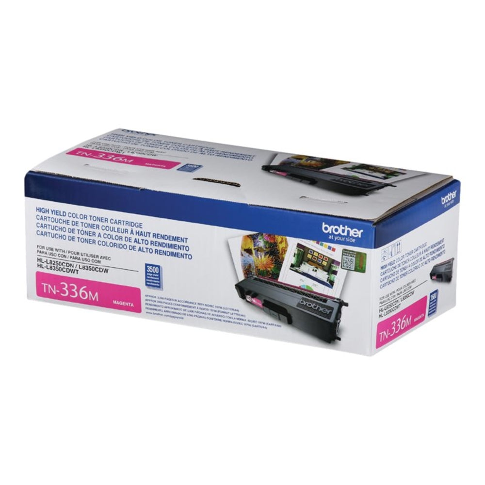 BROTHER INTERNATIONAL CORPORAT TN336M HIGH YIELD MAGENTA TONER Image 1