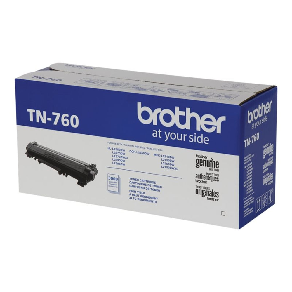 Brother TN760 High Yield Black Toner Cartridge Image 1