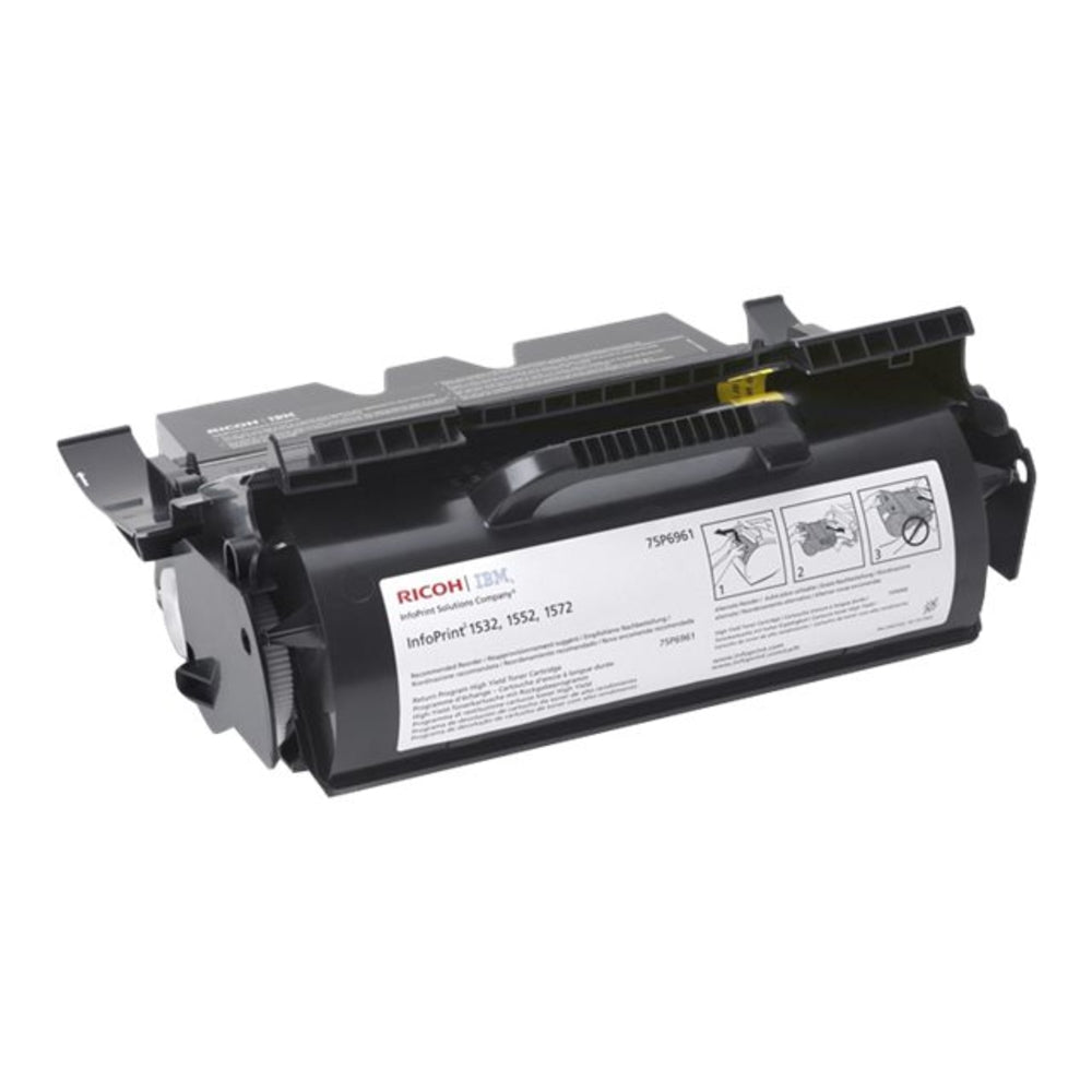 InfoPrint 75P6961 High-Yield Toner 21 000 Page-Yield Black Image 1