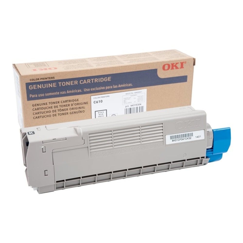 Oki 44315304 C610N Black Toner - 6000 Pages Yield Image 1