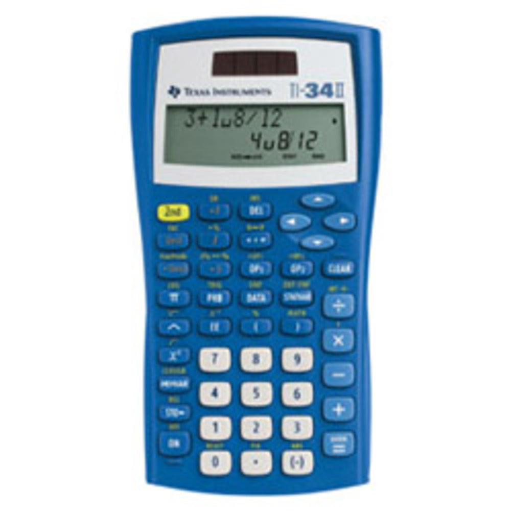 TEXAS INSTRUMENT TI34MVTK Ti-34Mv 4-Line Fraction 10Pk Teach Kit Image 1