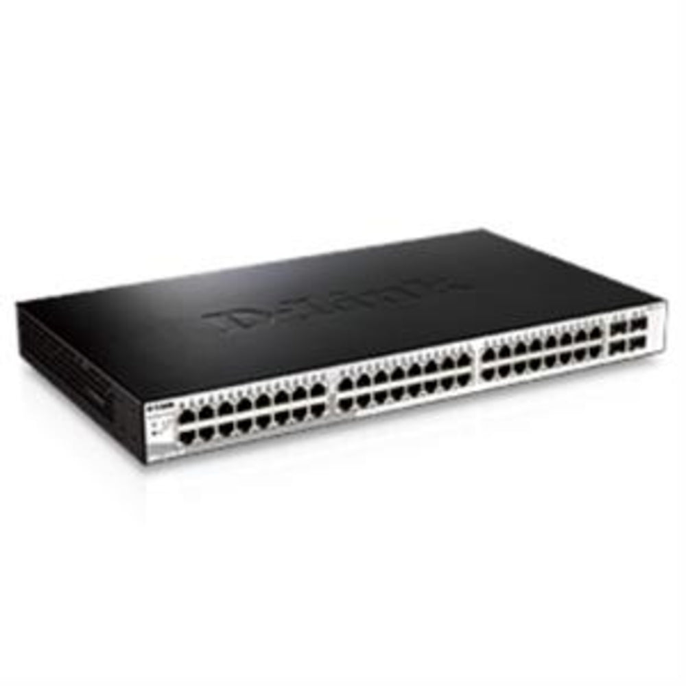 D-Link DGS-1210-52 Network 52-port Gigabit Smart Switch with 4 Combo SFP Ports - Retail