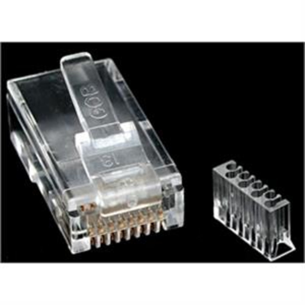Startech.com CRJ45C6SOL50 Cat 6 Modular Plug, Transparent Image 1