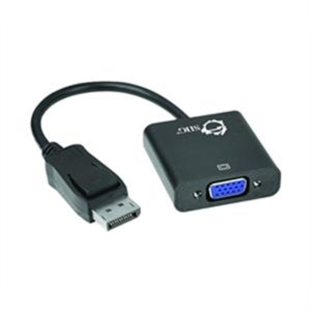 SIIG CB-DP0N11-S1 DisplayPort to VGA Adapter Converter Image 1